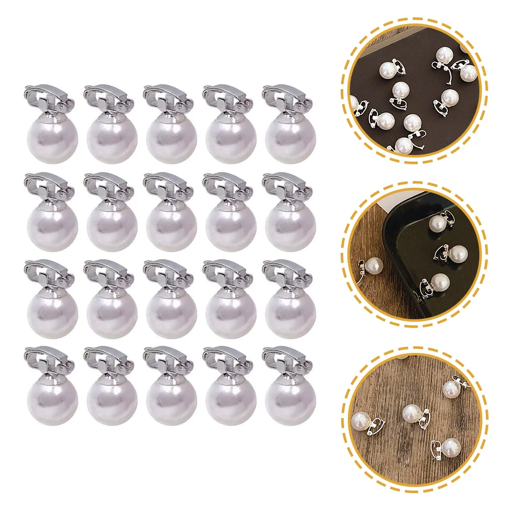 

20pcs Pearl Hair Pin Hair Buckle Mini Braid Hairpin Elegant Hair Decoration