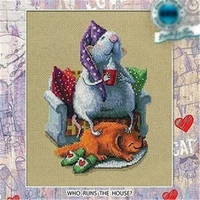 552home fun cross stitch kit package greeting needlework counted kits new style joy sunday kits embroidery