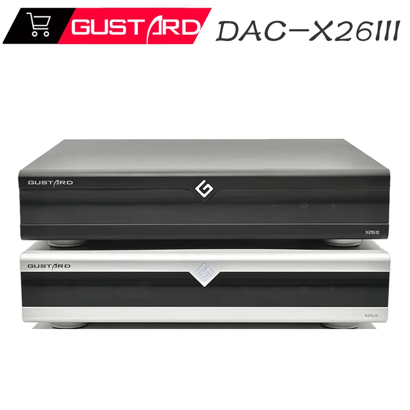GUSTARD DAC-X26III Цифровой музыкальный аудио ЦАП Сетевой потоковый декодер Двойной