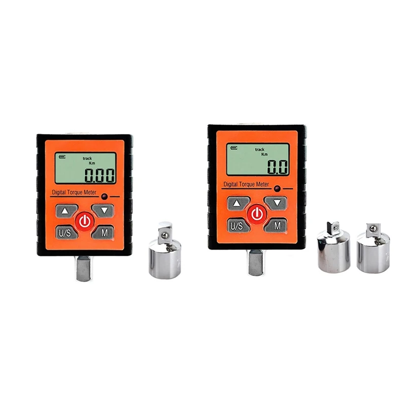 

1Set Orange&Black Digital Torque Meter Table Tester Wrench Mechanical Wrench Accessoy 20-200 N.M