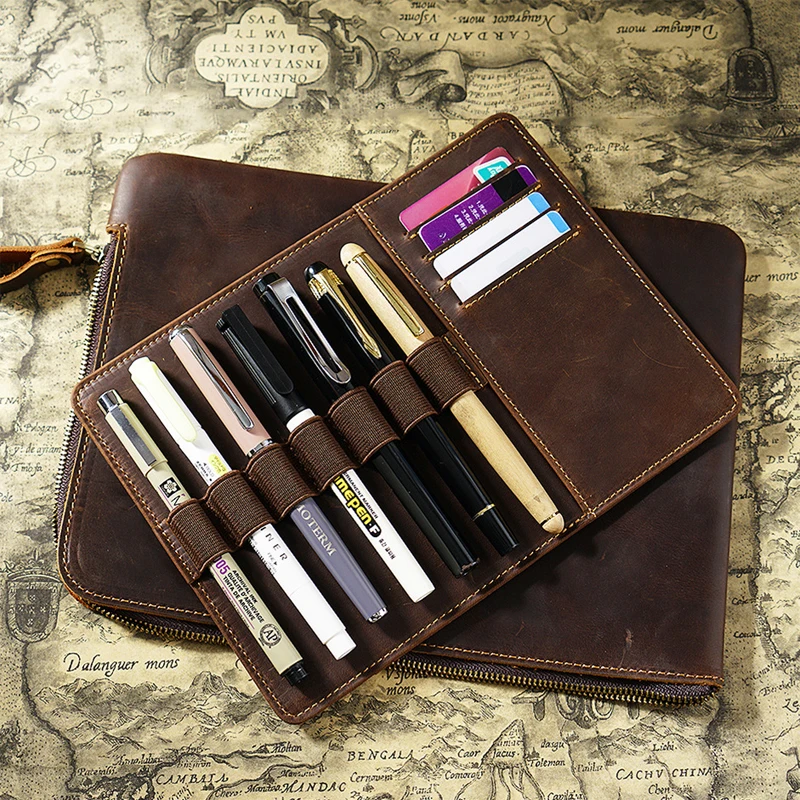 

Сумка для ручек Fromthenon из воловьей кожи