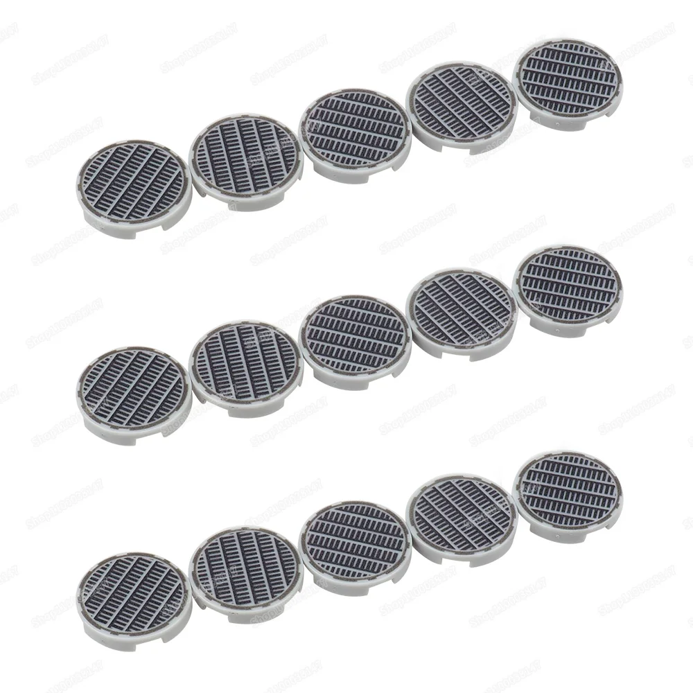 Фото Сетка, крышка шлюза, узор 14769, строительный блок, 2x2, круглая плитка, печатные фигурки, оборудование, детали модели сцены, подарки для детей, игрушки №3
