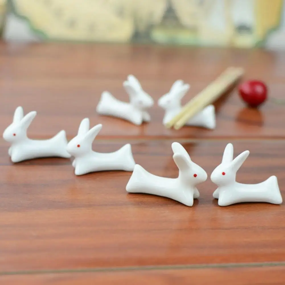 

Versatile Anti-scratch Rounded Corners Little Rabbit Chopstick Rest Household Supplies Chopsticks Stand Chopsticks Stand