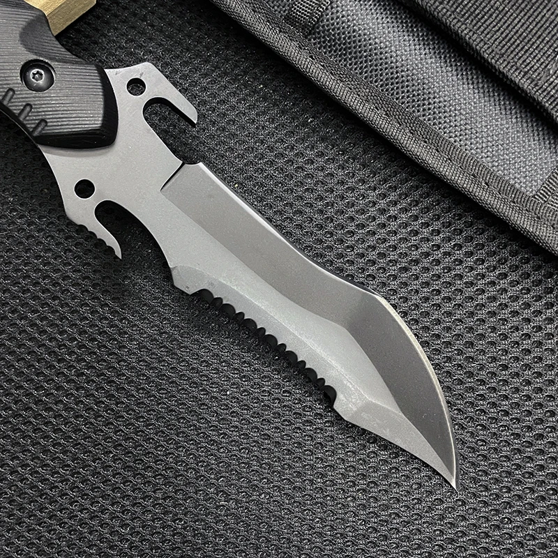 Тактический Нож С Фиксированным Лезвием 8cr13mov Из Нержавеющей Стали Для