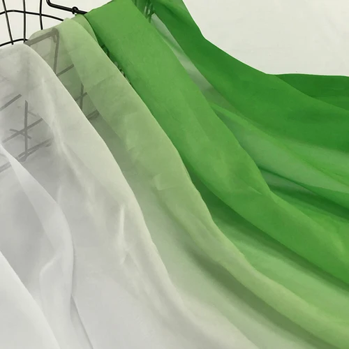 Градиентная шифоновая ткань, рабочая одежда, дышащая ткань Hanfu Diy для шитья, модный дизайн, оптовая продажа тканей на метр