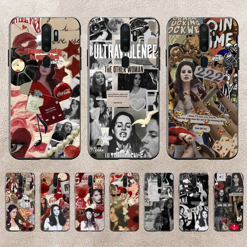 

Lana Del Rey Singer Kraft Poster Phone Case For Redmi 9A 8A 6A Note 9 8 10 11S 8T Pro K20 K30 K40 Pro PocoF3 Note11 5G Case