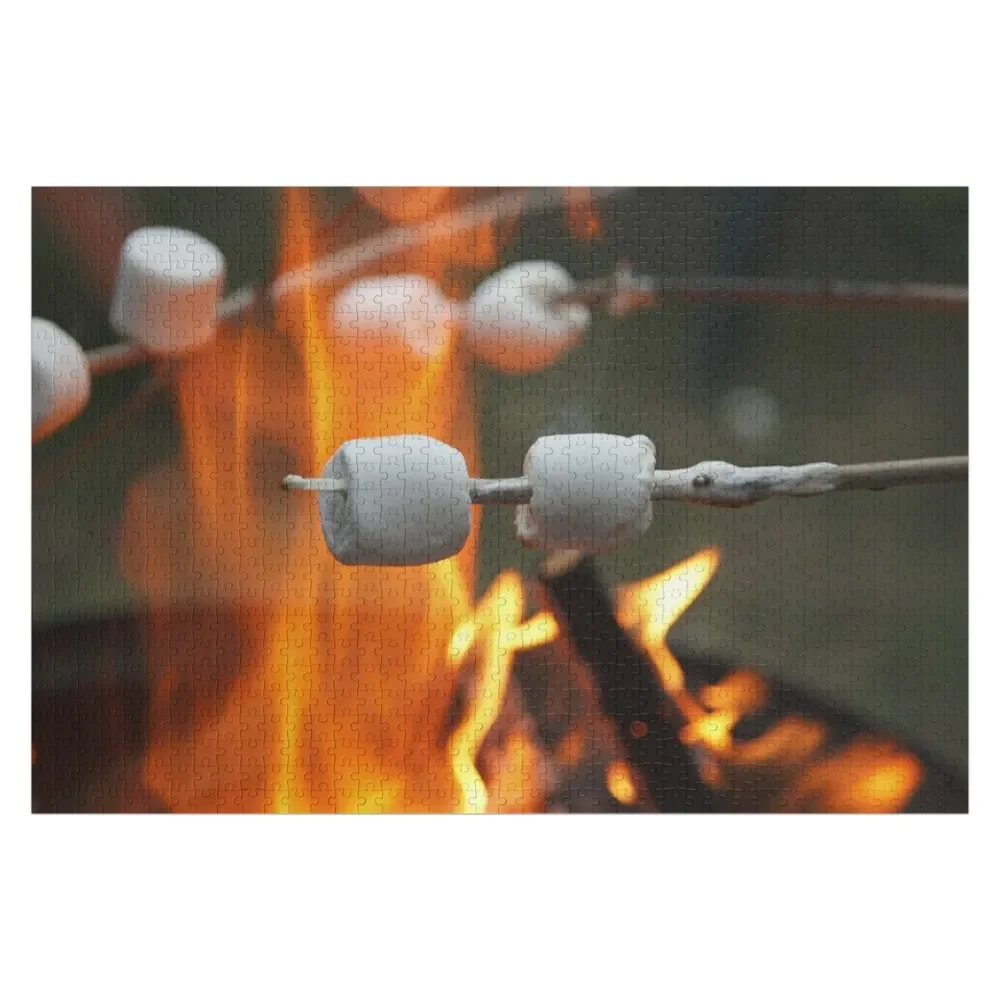 Пазл с изображением осеннего костра обжарки зефира таможенные фото