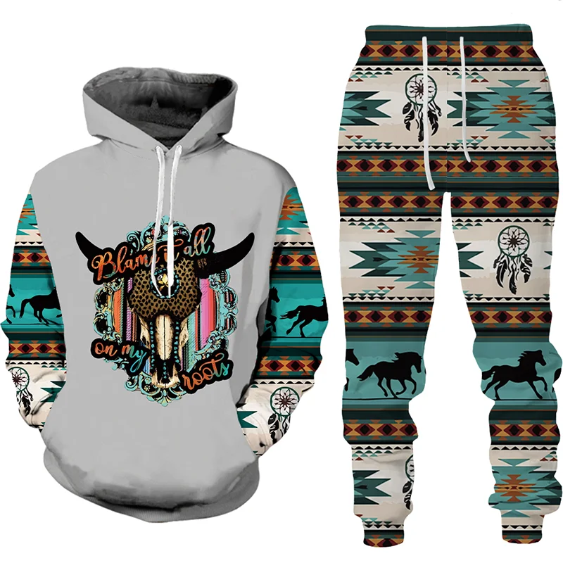 

Весенне-осенний женский спортивный костюм в стиле ретро комплекты с толстовкой/брюками с 3D принтом Повседневная одежда унисекс дамские наряды с длинным рукавом