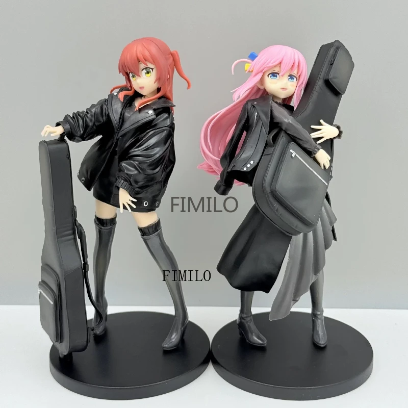 Фото Аниме Bocchi The Rock Фигурки стоячи Kita Ikuyo Gotoh Hitori Guitar Dolls Рисунок Коллекция ПВХ Модели Подарки на день рождения №3