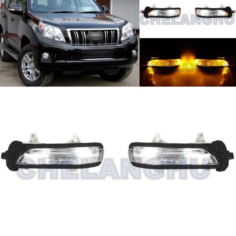 Для Toyota Prado 2010 2011 2012 2013 2014 2016 2017 2018 2019 2020 2021 P L + R сигнал поворота ретранслятор лампы