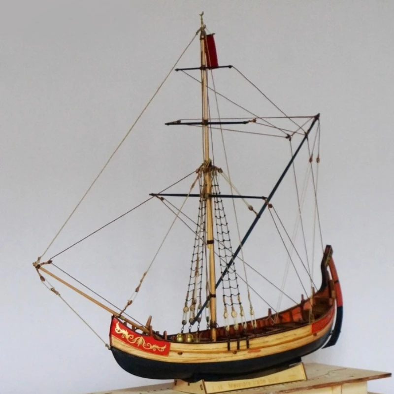 Фото 1/48 турецкая торговая лодка Marmara, деревянная модель корабля, комплект DIY, ручная сборка, модель корабля для океана, игрушка-лодка для взрослых №3