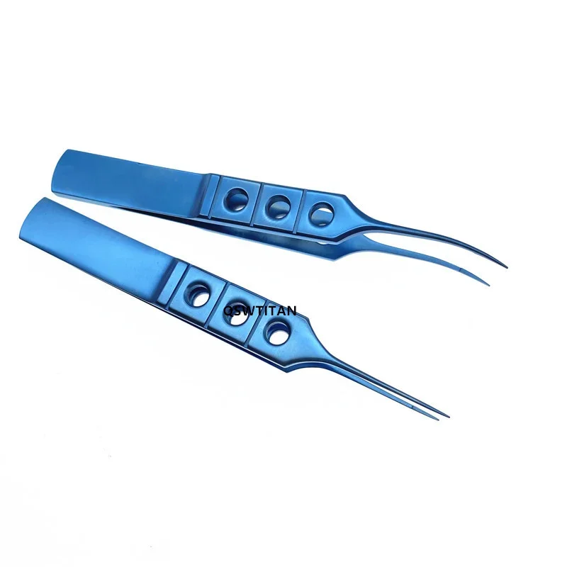 85 мм пинцет для двойных век титановые платформы завязывания щипцы