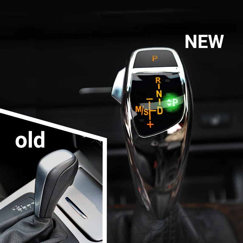 LED Gear Shift Knob Shifter Lever For BMW 1 3 5 Series Z4 E90 E60 E46 2D 4D E39 E92 E87 E93 E89 Automatic Accessories
