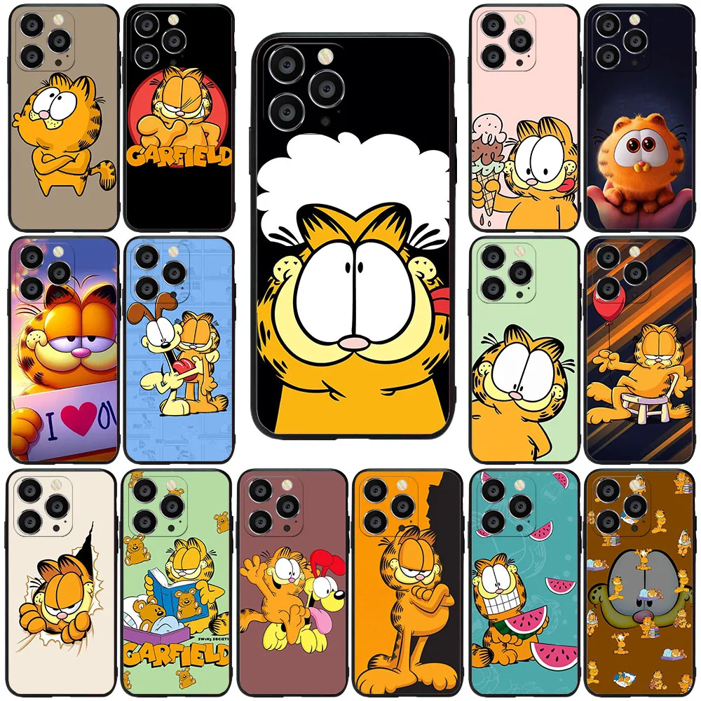 Силиконовый чехол для Xiaomi Redmi Note 10 10T 11 11S 12 13 S2 Pro Plus MR-27 G-Garfield Cartoon