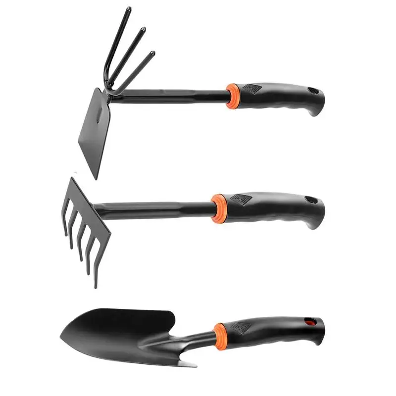 

3 Piece Set Mini Gardening Potting Tools Wooden Handle Shovel Rake Shovel Multifunctional Household Plant Bonsai Tools