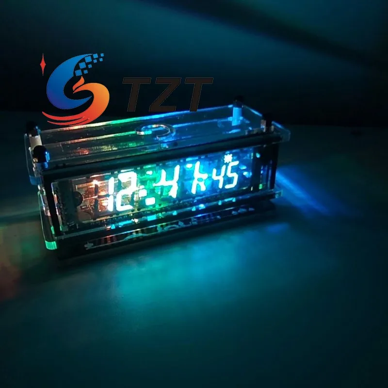 Desktop Clock Bedroom Alarm Clock 12/24 Hour With Vacuum Fluorescent Display