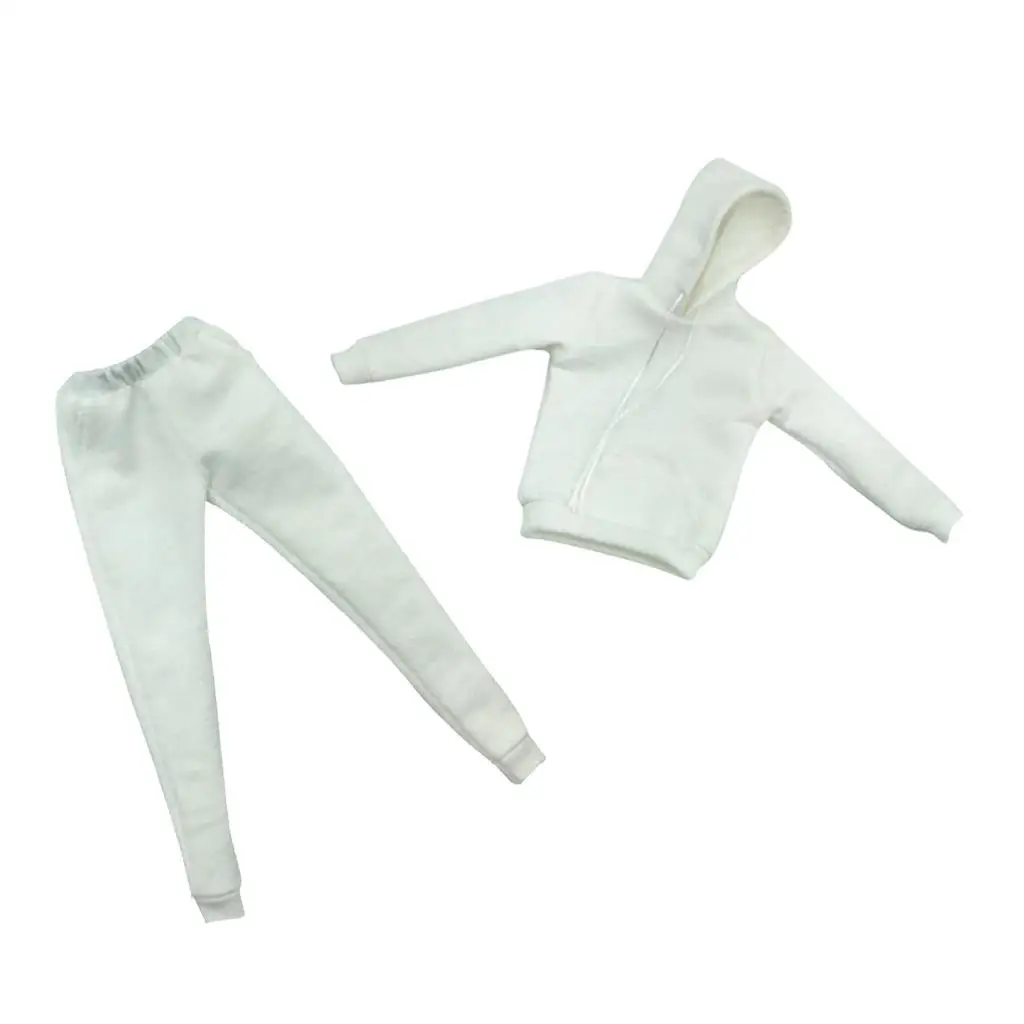 

Dress Up Outfits Hoodie with Hat Casual Clothes for Figures Doll Toy