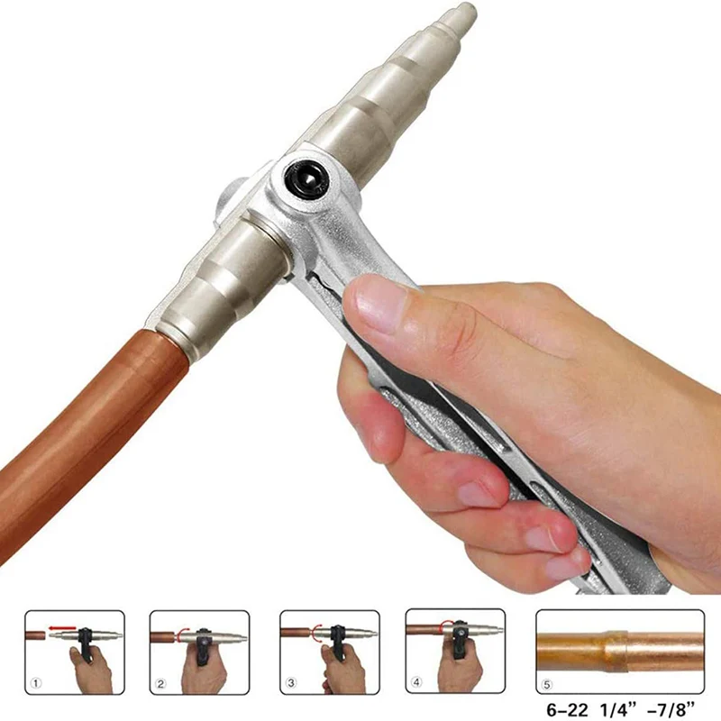

1pcs Tube Expander Hand Tools Copper Pipe Expansion Refrigeration Universal Manual Air Conditioner Install Repair Multitools
