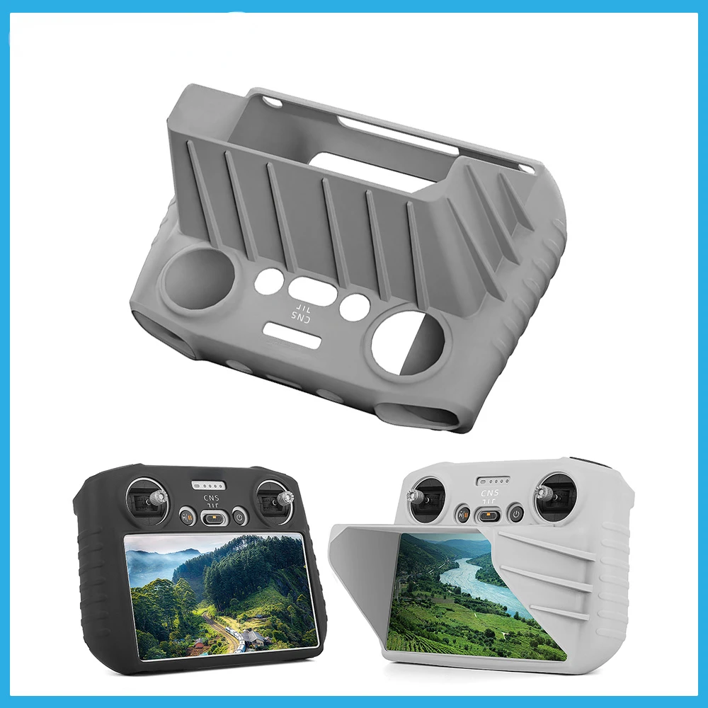 

for DJI Mini 3 Pro Remote Control Silicone Case Sleeve Protective Case for DJI RC//RC N1 with Sun Hood Drone Accessories