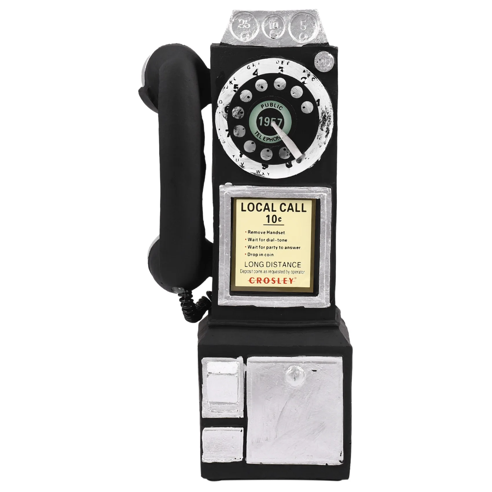 

Home Decor Vintage Telephone Model Wall Hanging Crafts Ornaments Retro Figurines Phone Miniature Decoration Gift