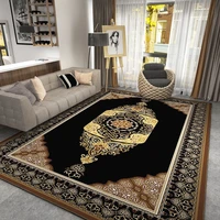 european classical crystal velvet printed carpet large size living room rug bedroom bathroom anti slip mat home decoration