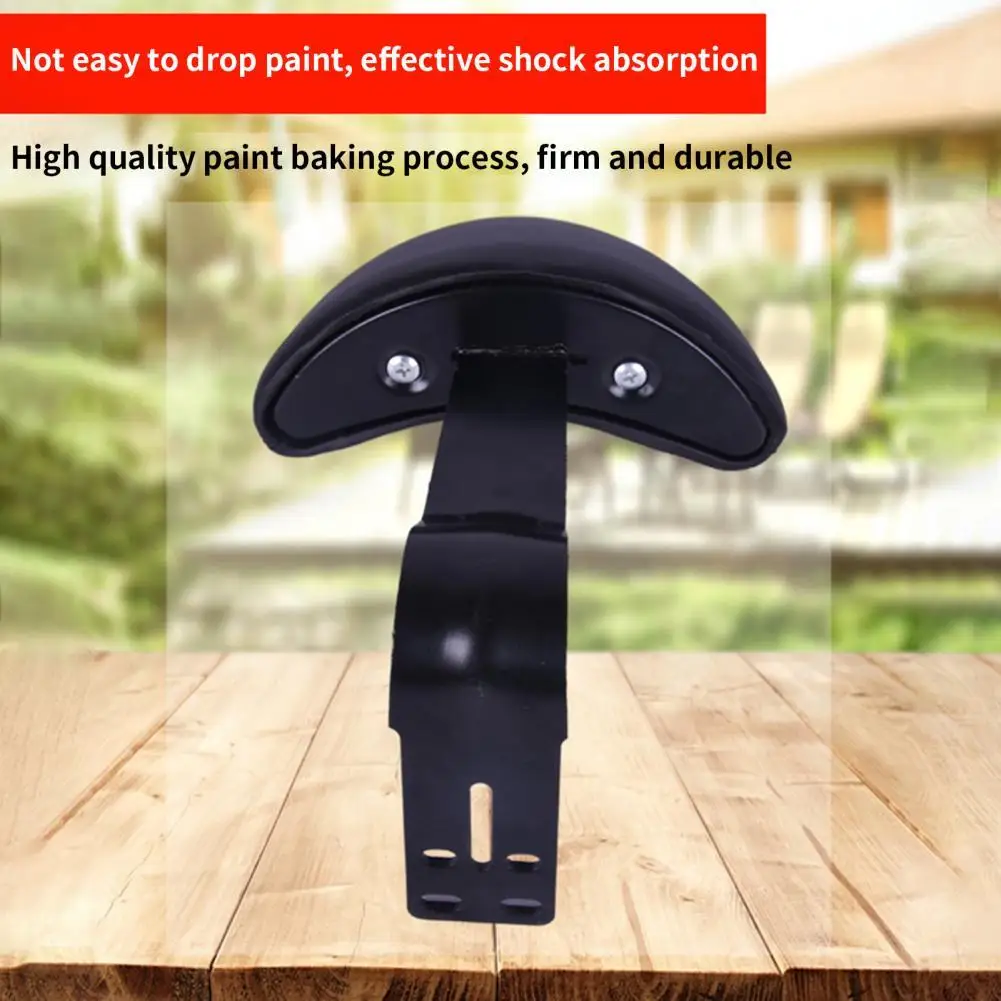 1 Set Practical Steel Heighten High Strength Back Seat Backrest Cycling Accessory Back Seat Backrest Bike Backrest