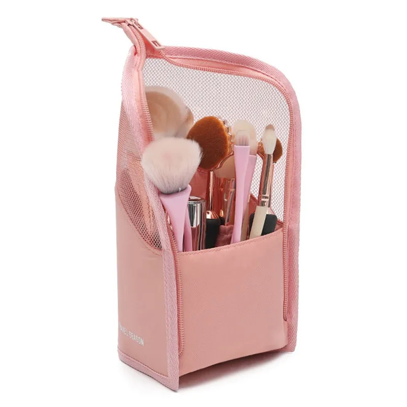 

Waterproof Vertical Cosmetic Bag Multifunctional Antifouling Makeup Storage Bag Outdoor Travel Make Up Brush Bag Dropship New