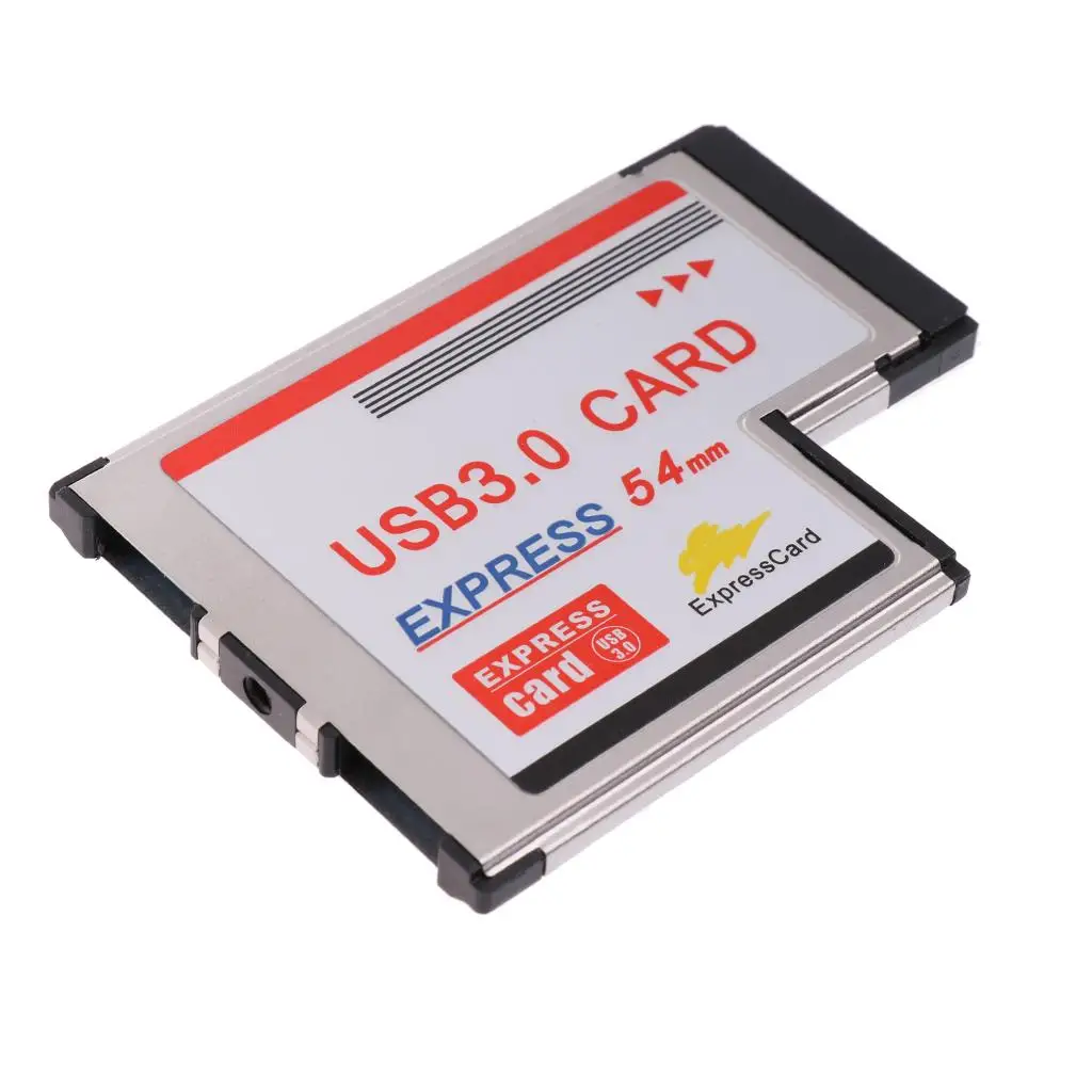 Фото USB3.0 Express Card 54 мм, адаптер PCI-Express, металлическая/пластиковая суперскоростная карта-райзер для ноутбуков и компьютеров №3