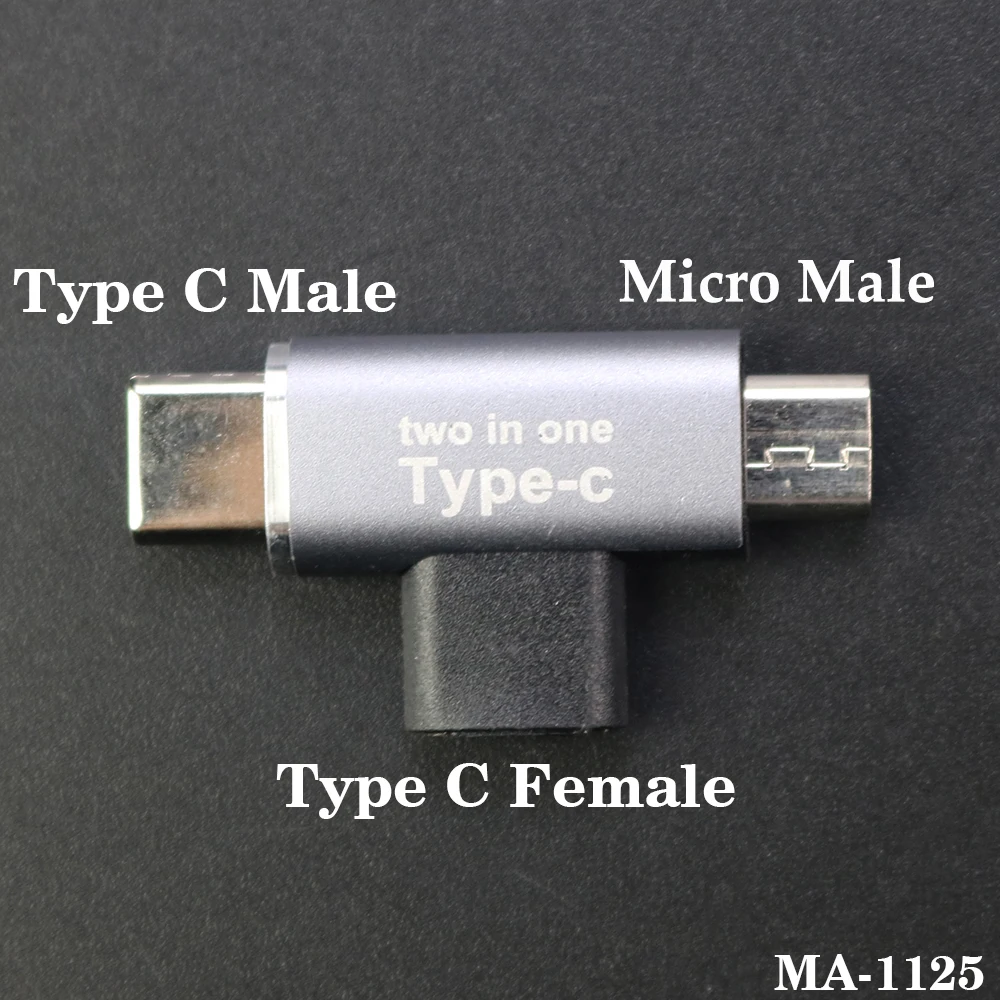 Разъем 2 в 1 Type C для Iphone 12 11 Xiaomi Samsung S21 S20 адаптер OTG USB Женский конвертер Micro Type-C |