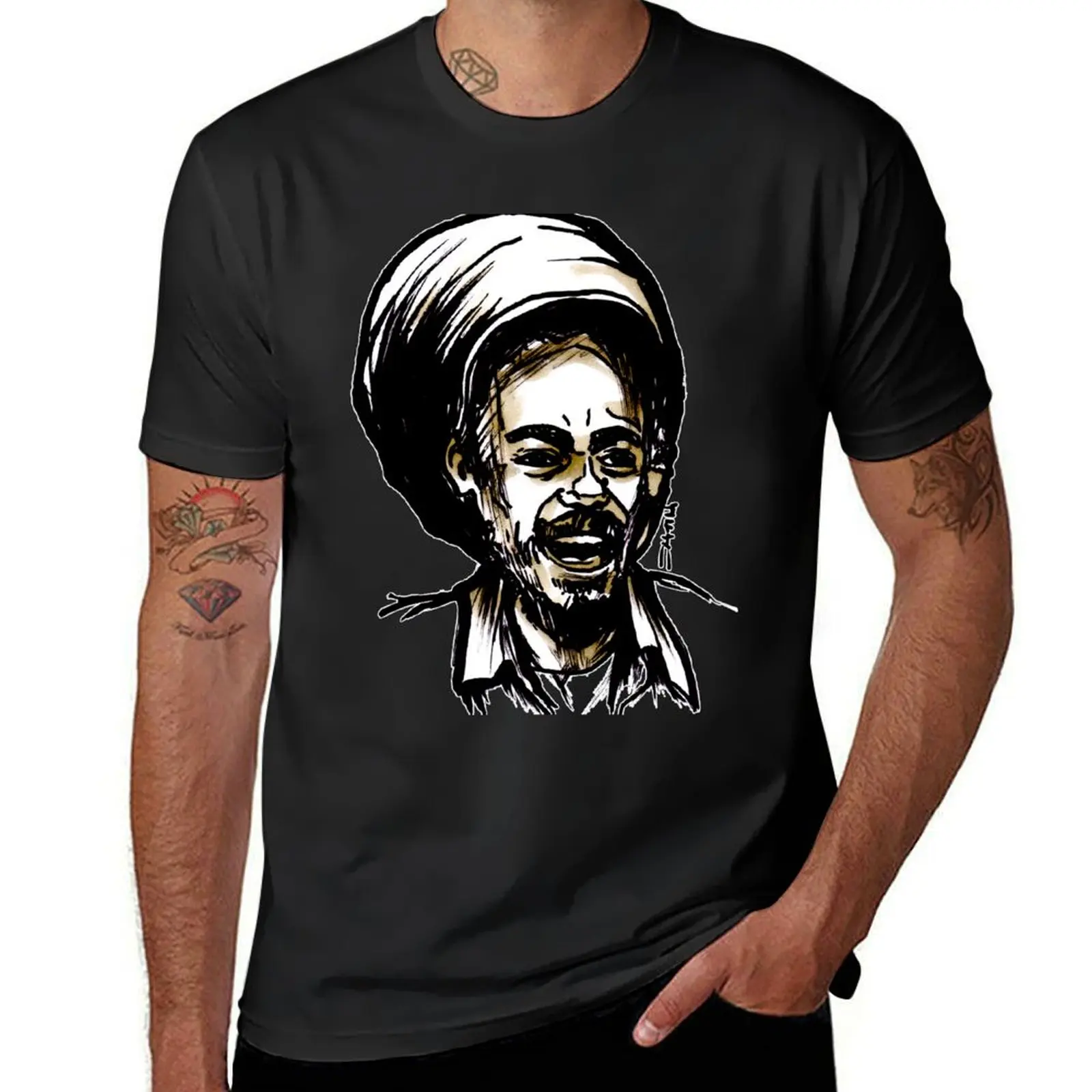 Черные мужские футболки Thrilla Zilla футболка раста