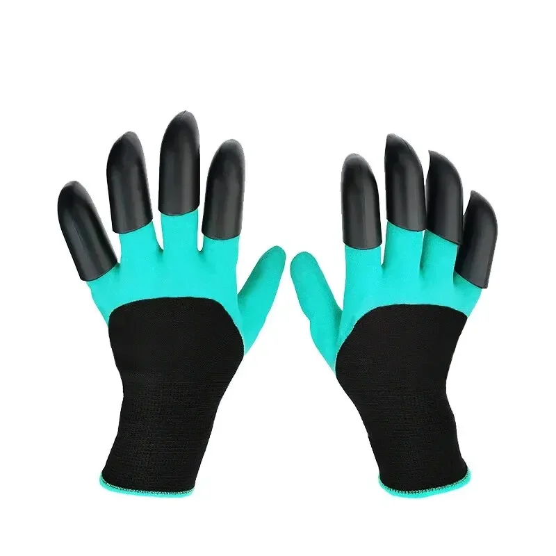 

Gardening Gloves with Claws Digging Planting Protective Latex Gloves Durable Waterproof Prick-proof Permeable Home Labor Gloves