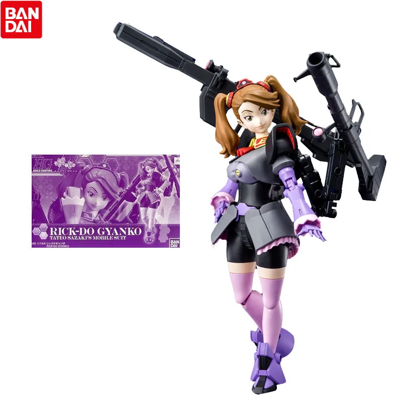 

Bandai Gundam Model Kit Anime Figure PB Limited HGBF 1/144 Rick-Do Gyanko Mobile Suit Girl Action Toy Figure Toys for Children