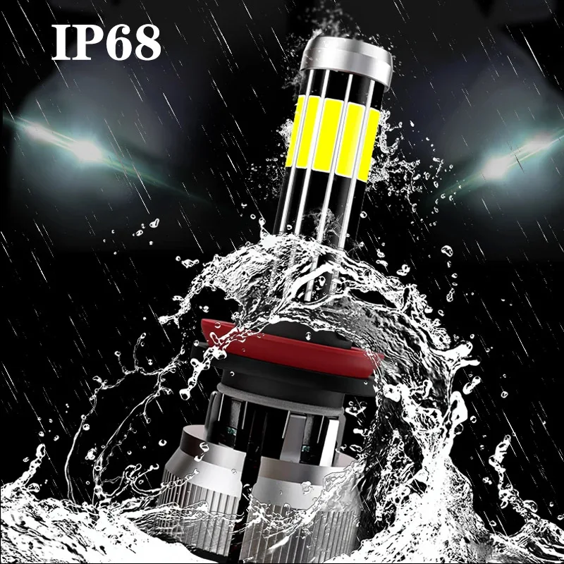 

H7 H4 H11 Светодиодные Лампы Для Автомобильных Фар 200 Вт 1200000LM 6000K 10-сторонний Луч На 360 Градусов 12 В Универсальный...