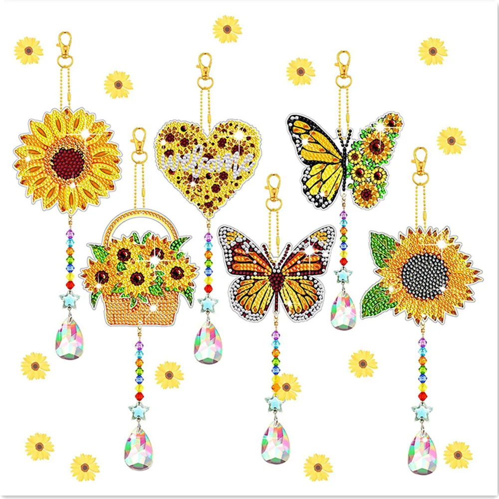 5D алмазная живопись Ловец снов ветер колокольчики хрустальный кулон подвесное