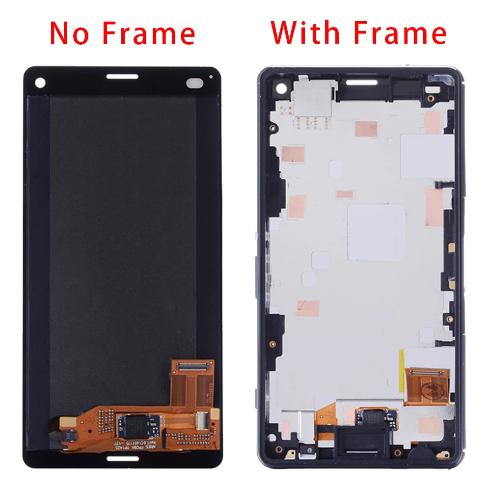 4 6 "Оригинальный ЖК-дисплей для SONY Xperia Z3 Compact D5803 D5833 сенсорный экран с рамкой