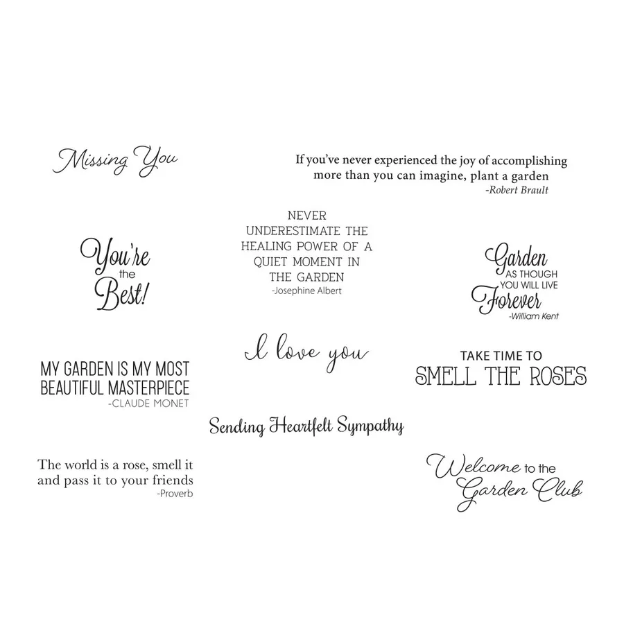 Новое поступление 2022 прозрачные штампы через ворота сада печать для сделай сам