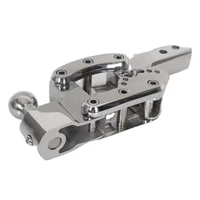 capacity is 6000 lbs stainless steel adjustable hitch ball mount