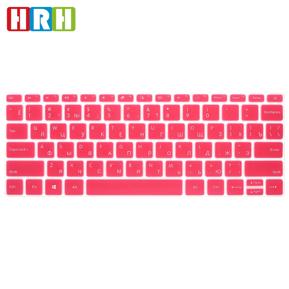 Силиконовые чехлы для клавиатуры HRH защитная пленка Xiaomi AIR 13 3 PRO русский язык