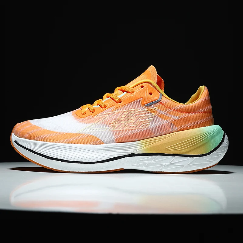 Carbon Plate Cushioning Men Running Shoes for Women Breathalbe Athletic Sports Jogging Shoes Ultralight Training Sneakers male