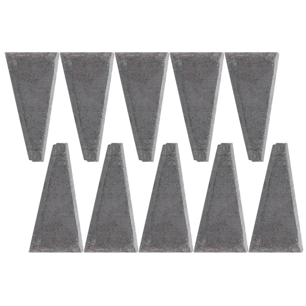

10pcs Fixing Wedge Carbon Steel Wedge Outdoor Wedge Installation Tool Size L