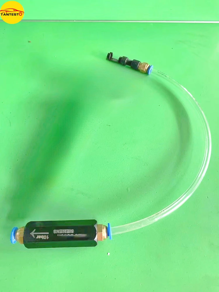 10 бар давление пьезо инжектор тест масла обратный клапан бустер с трубкой быстрое соединение совместных ремонтный инструмент