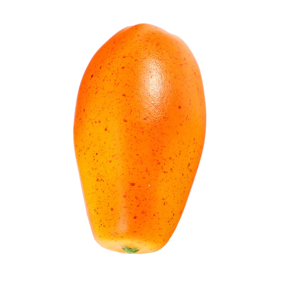 

1pc Simulation Papaya Model Funny Fruit Photo Prop Multi-purpose Fruit Decor