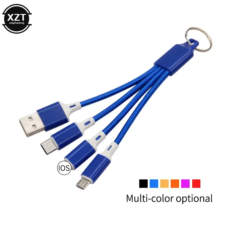 

Кабель USB Type-C 3-в-1 с кольцом для iPhone 13 12 11 XS X XR