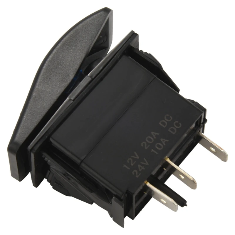 Водонепроницаемый синий фотовыключатель 5X 12 В 20 А модель SPST 3P с подсветкой