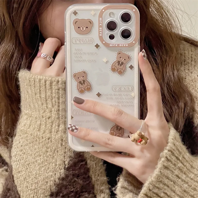 

Clear Shockproof Phone Case For iPhone 13 12 11 Pro Max XS Max X XR 8 7 12 13 14 Mini Silicone Case Back Cover iphone 13 case