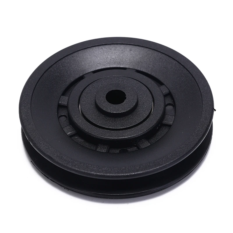 

1Pcs Gym Bearing Pulley 90mm Wearproof Nylon Bearing Pulley Wheel Cable Universal Fitness Gum Bearing Pulley Fitness Equipment