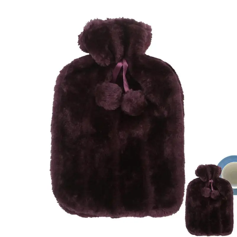 

Hot Water Bottle Cover Faux Plush Fur Cover For 2 Liter 2000 Ml Hot Water Bottle Covers Insulated Maintain Constant Temperature