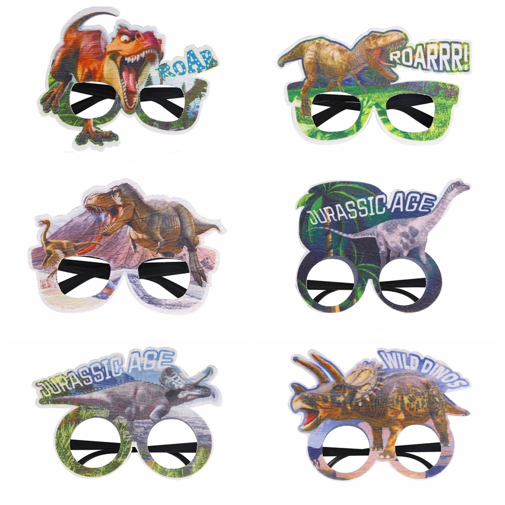 

Dinosaur Glasses Photo Props Tyrannosaurus Rex Funny Glasses Frame Dinosaur Party Favors for Kids Birthday Jurassic Roar Decor