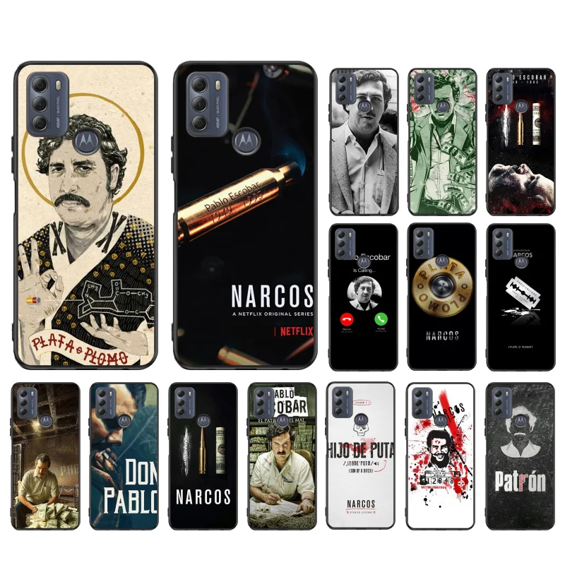 

Narcos TV Series Pablo Escobar Phone Case for Motorola Moto G9 Plus G7 G8 Play G7 Power G100 G20 G60 One Action Macro