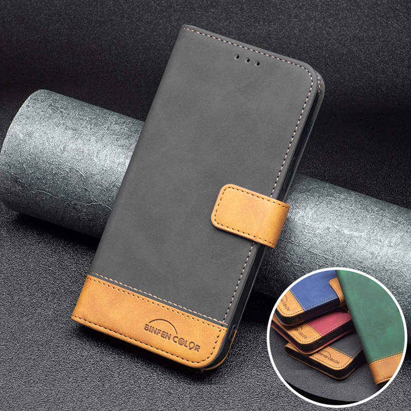 

Magnetic Hasp Wallet Phone Cover For OPPO A74 A94 A96 A36 A76 A16 A15 A54 A92 A52 A72 A7 A93 A55 5G Leather Case Matte Skin Feel